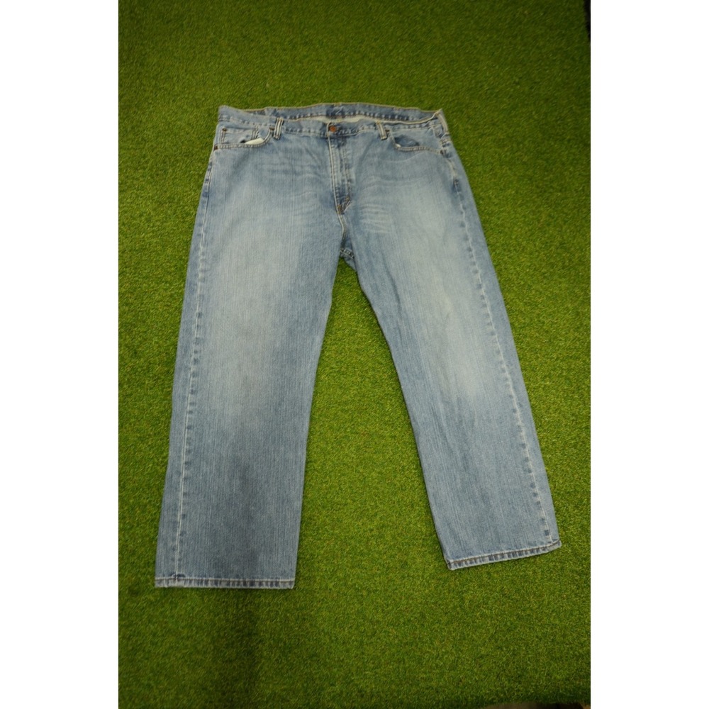 Levi's 569 Loose Jeans Mens 42x30 Blue Denim Roomy Pockets Comfort Straight Fit